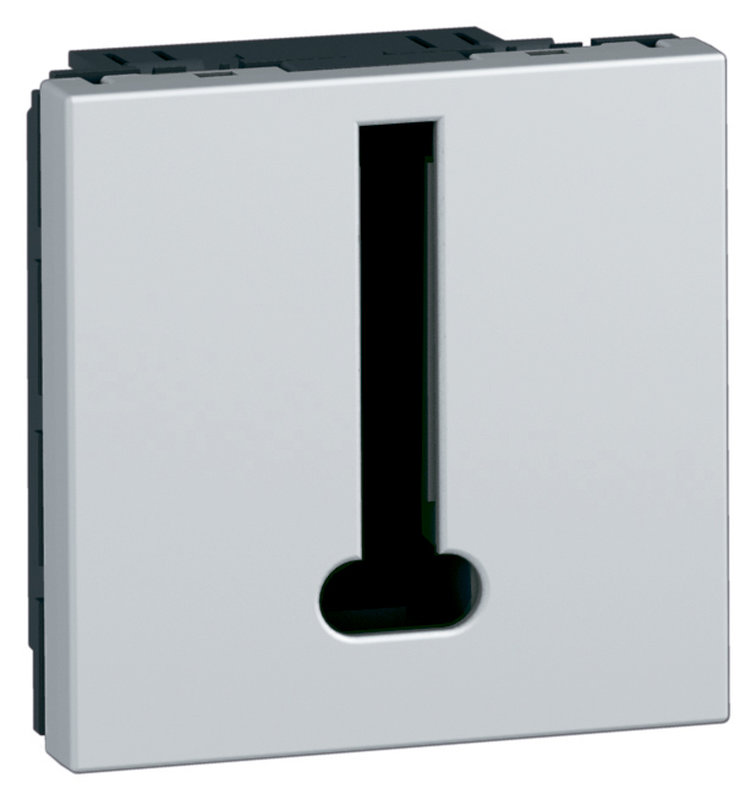 Legrand 079238 - Prise téléphone 8 contacts Mosaic 2 modules - alu