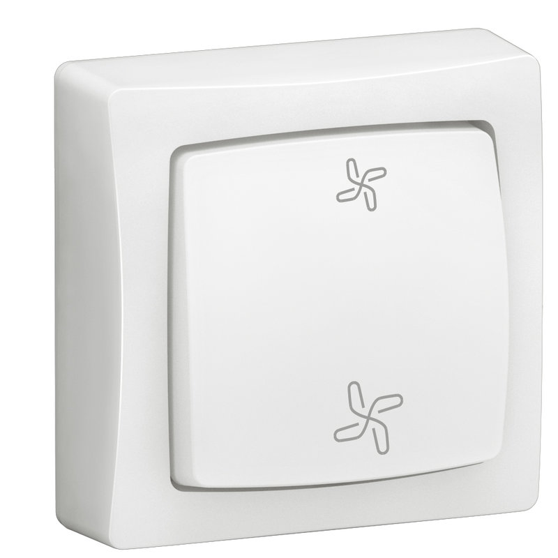 Legrand 086016L - Commande de VMC Appareillage saillie complet blanc