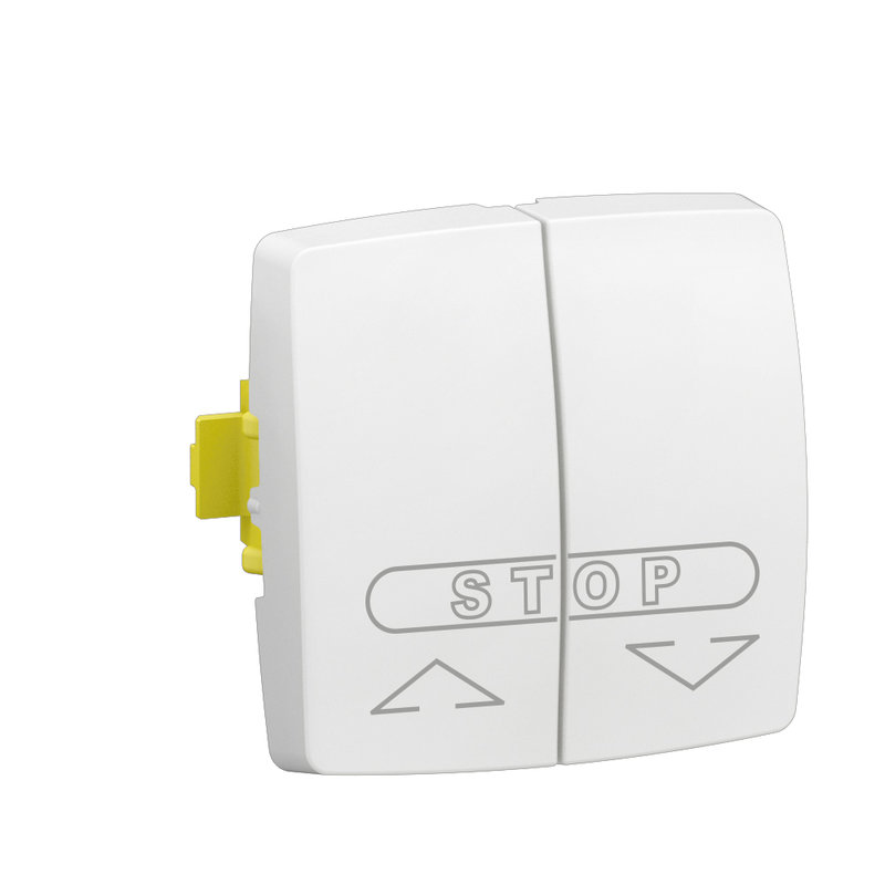 Legrand 086110L - Double poussoir pour volets roulants Appareillage saillie complosable blanc