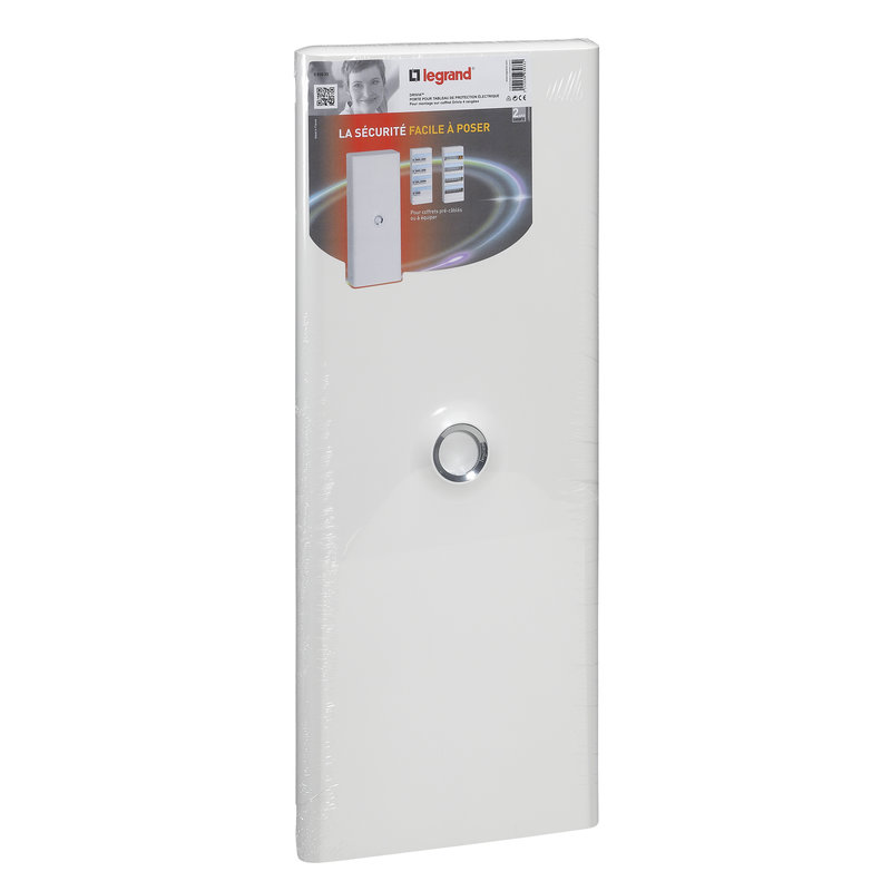 Legrand 093033 - Porte pour coffret 4 rangées 13 modules - blanche