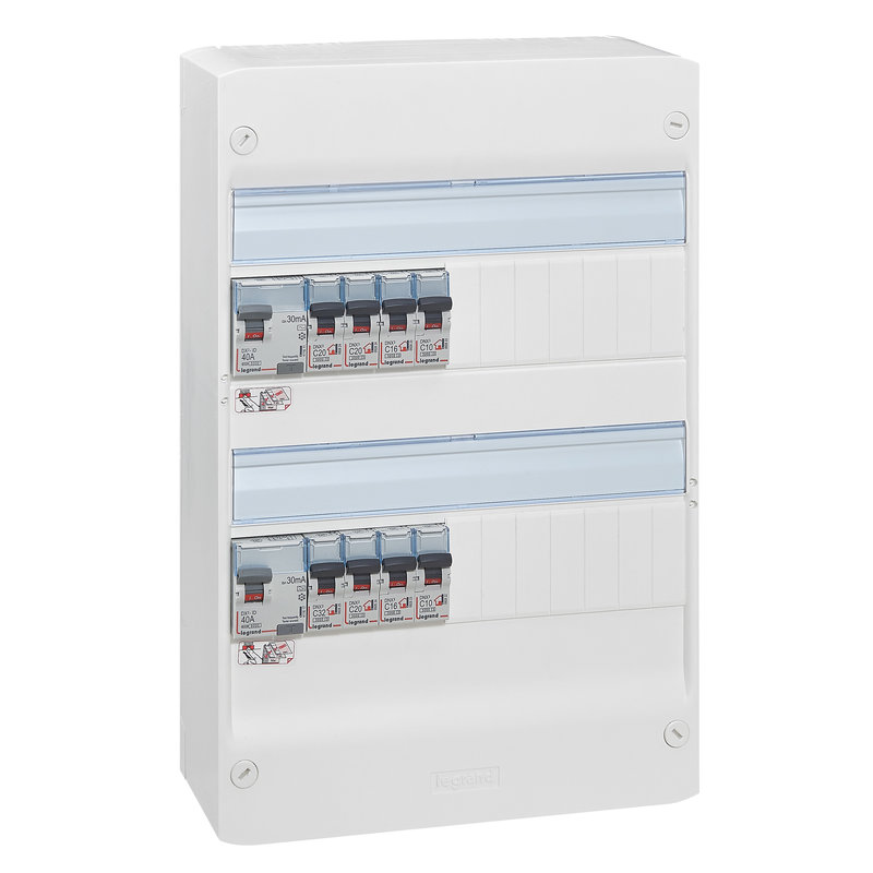 Legrand 093055 - Tableau électrique équipé DRIVIA - spécial pour logement T1 ou T2