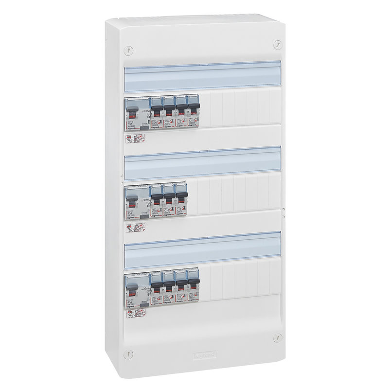 Legrand 093057 - Tableau électrique équipé DRIVIA - spécial pour logement T4