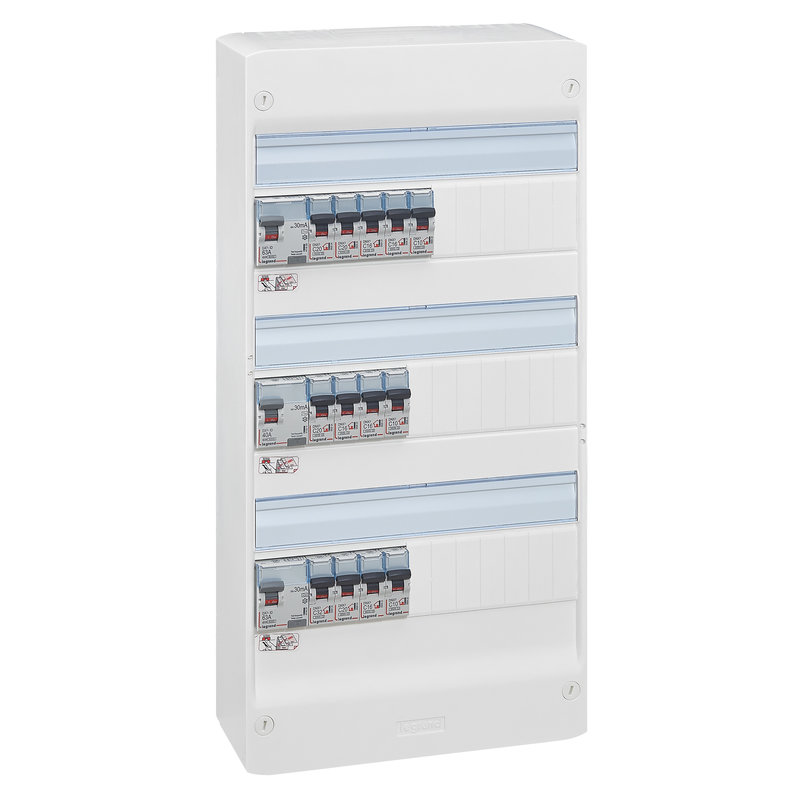 Legrand 093058 - Tableau électrique équipé DRIVIA - spécial pour logement T5