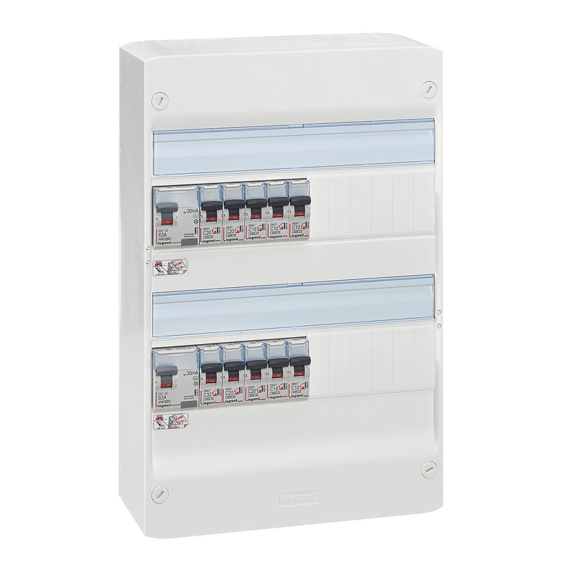 Legrand 093065 - Tableau électrique équipé Evolué - pour logement T1 ou T2
