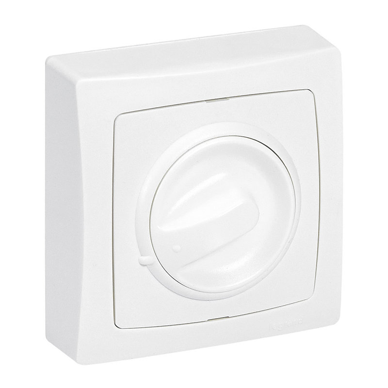 Legrand 097605 - Interrupteur variateur à bouton rotatif Appareillage Saillie - 300W - Blanc