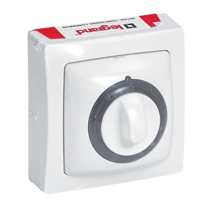 Legrand 097606 - Interrupteur temporisé lumineux (voyant fourni) Appareillage Saillie - Blanc