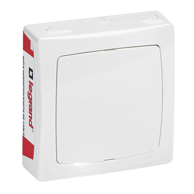 Legrand 097624 - Boîte de dérivation et sortie de câble Appareillage Saillie - blanc
