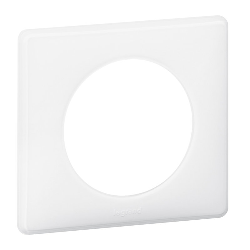 Legrand 098840 - Plaque Céliane - finition Laqué Blanc - 1 poste