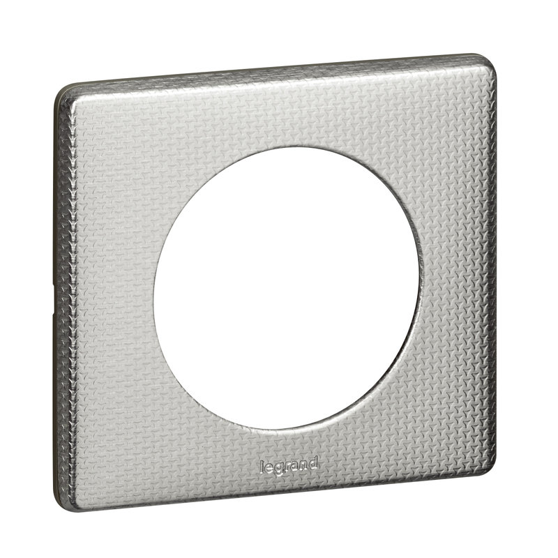 Legrand 098852 - Plaque Céliane - Métal Alu Snake - 1 poste