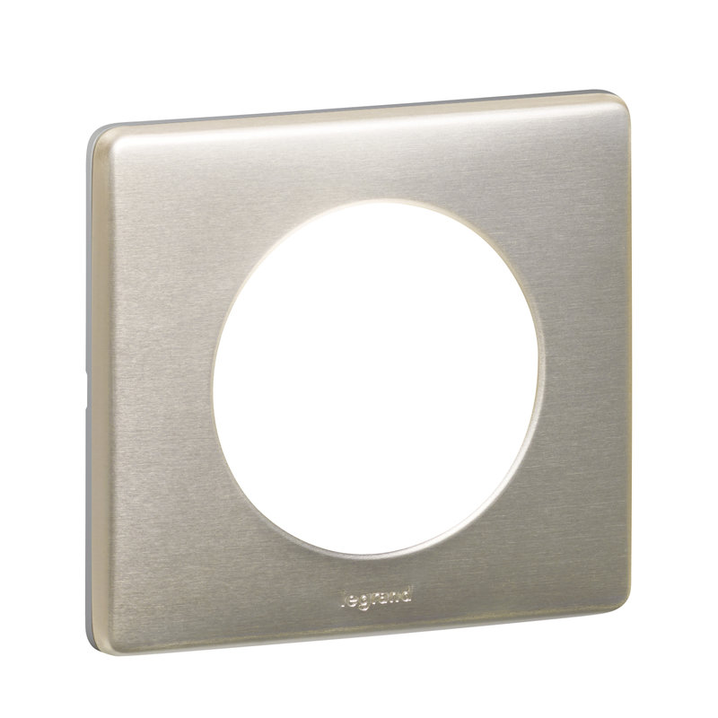 Legrand 099860 - Plaque Céliane - finition Métal titane - 1 poste