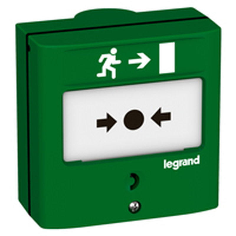 Legrand 138023 - Dispositif de commande manuelle pour issue de secours DCMIS standard