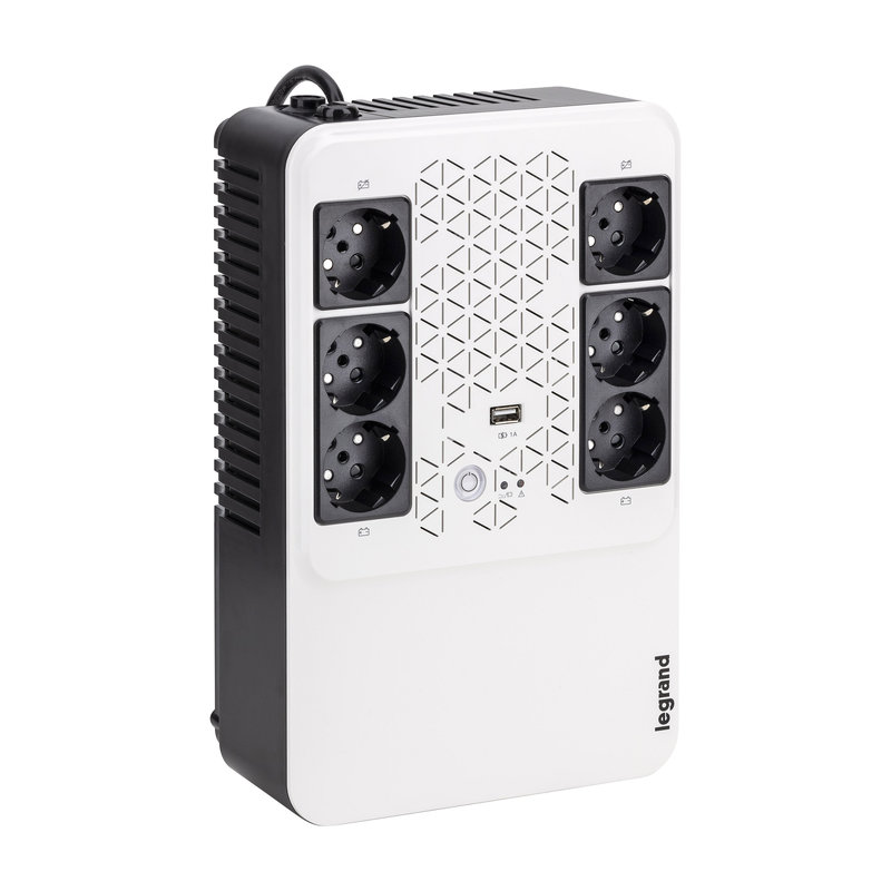 Legrand 310084 - Onduleur Keor multiplug - 6x2P+T + disjoncteur - 800VA 480W - 15 minutes