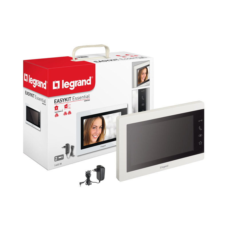 Legrand 363220 - Ecran intérieur visiophone Easy Kit 7pouces blanc