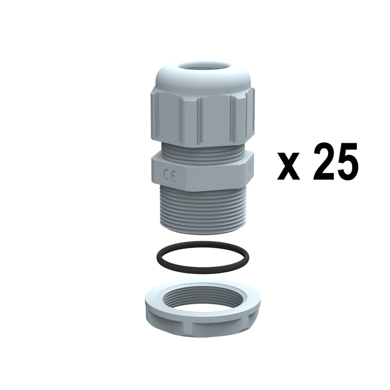 Legrand 381801 - Presse-étoupes plastique IP68 ISO16 RAL7001 - unité par quantité 25