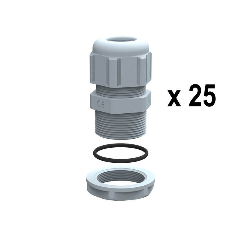 Legrand 381811 - Presse-étoupes plastique IP68 PG13 RAL7001 - unité par quantité 25