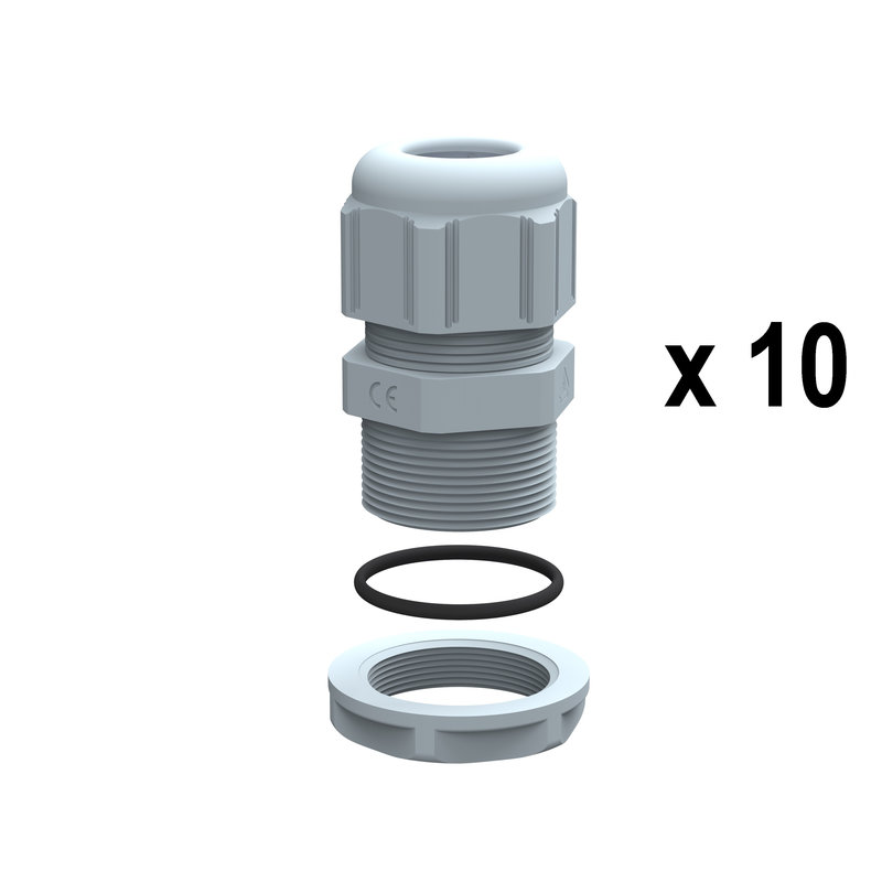Legrand 381813 - Presse-étoupes plastique IP68 PG21 RAL7001 - unité par quantité 10
