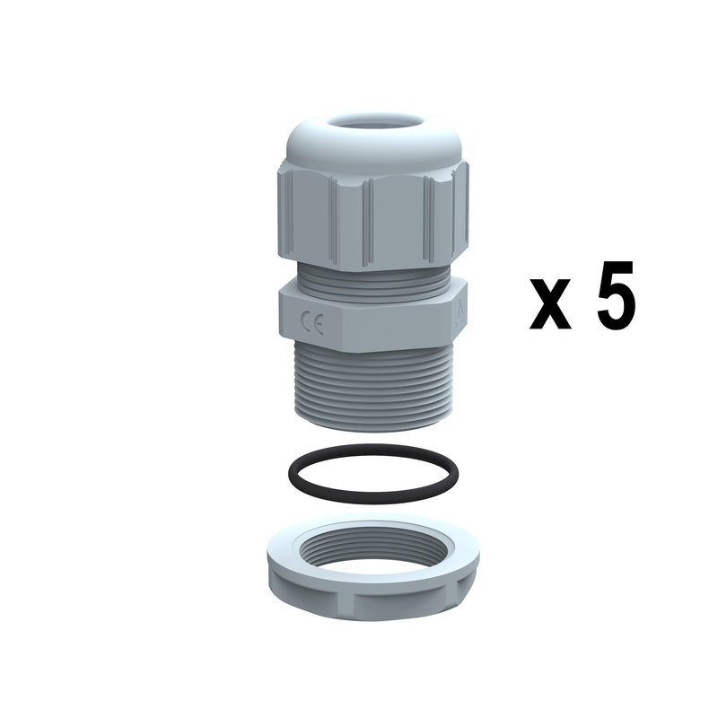 Legrand 381814 - Presse-étoupes plastique IP68 PG29 RAL7001 - unité par quantité 5