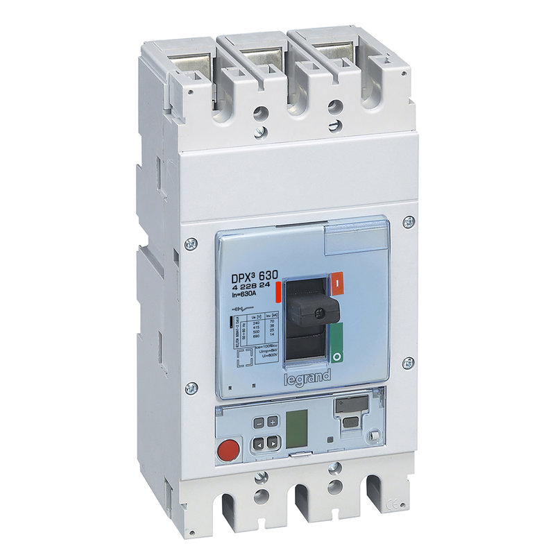 Legrand 422824 - DPX³630 disjoncteur electronique S10 3P 630A 36kA