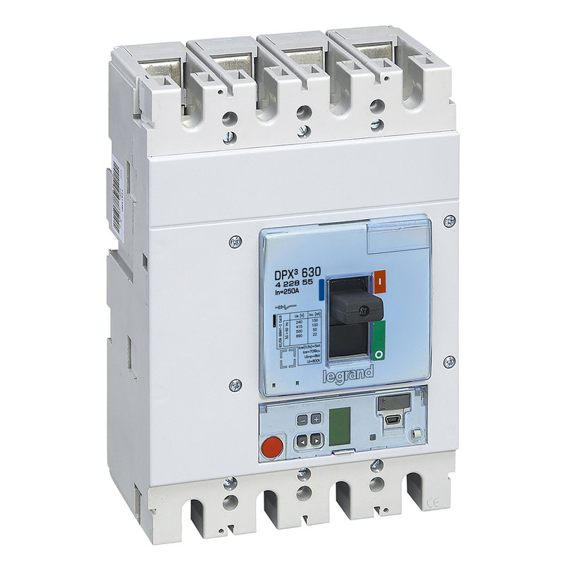 Legrand 422855 - DPX³630 disjoncteur electronique S10 4P 250A 100kA
