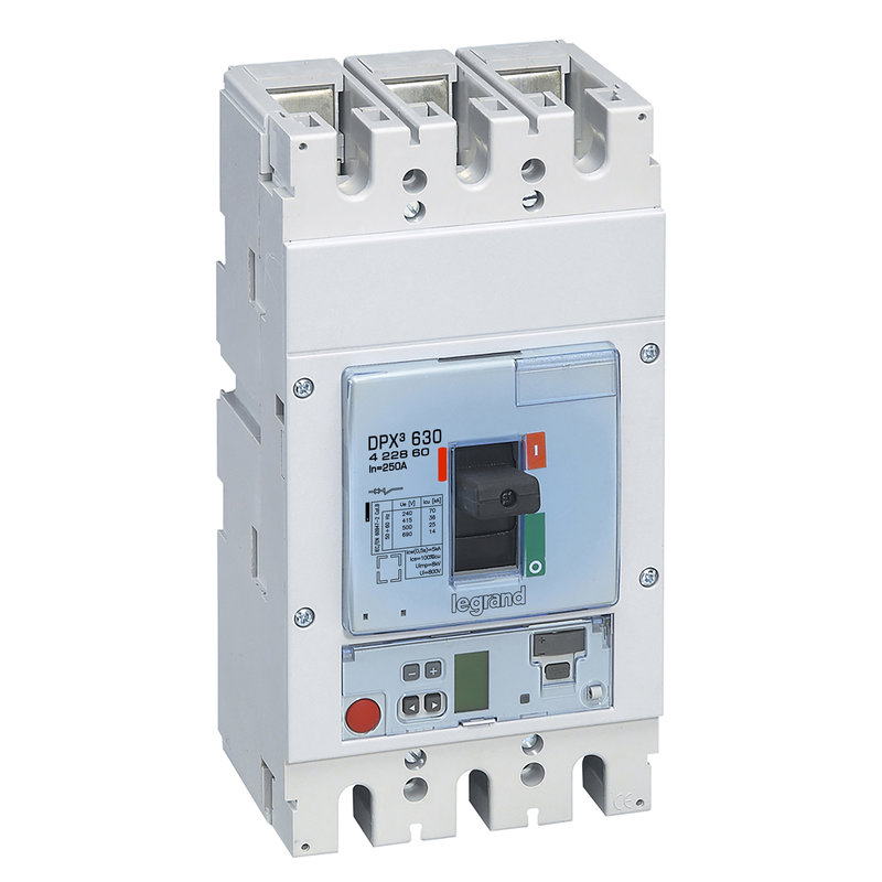 Legrand 422860 - DPX³630 disjoncteur electronique S10 avec mesure 3P 250A 36kA