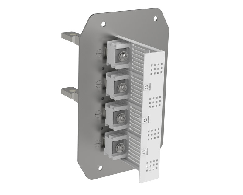 Legrand 423822 - Jeu de 4 prises arrière pour DPX³250 HP 4P