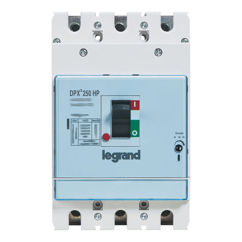 Legrand 423901 - Disjoncteur DPX³250HP magnétique seul pouvoir de coupure 36kA 3P 6,3A