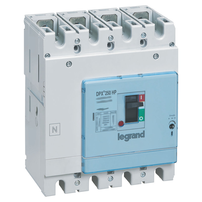 Legrand 423993 - Disjoncteur DPX³250HP magnétique seul pouvoir de coupure 100kA 4P 220A