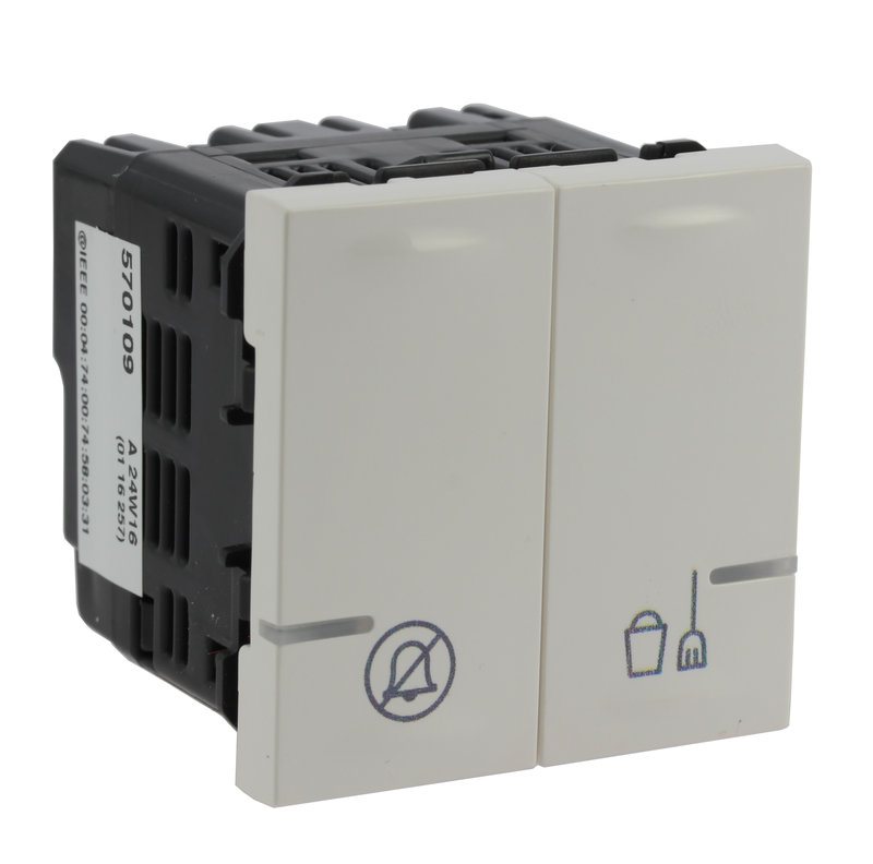 Legrand 570109 - Commande Artéor Ne pas Déranger et Faire la Chambre Blanc
