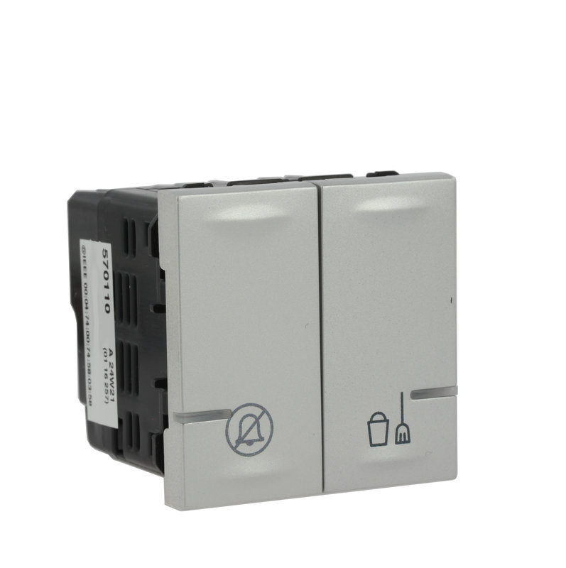 Legrand 570110 - Commande Artéor Ne pas Déranger et Faire la Chambre Soft Alu