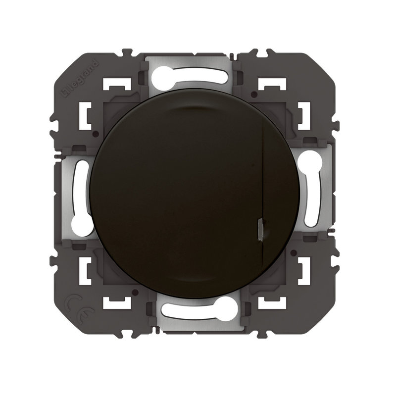 Legrand 600281 - Interrupteur variateur connecté dooxie with Netatmo sans neutre 5-125W LED noir