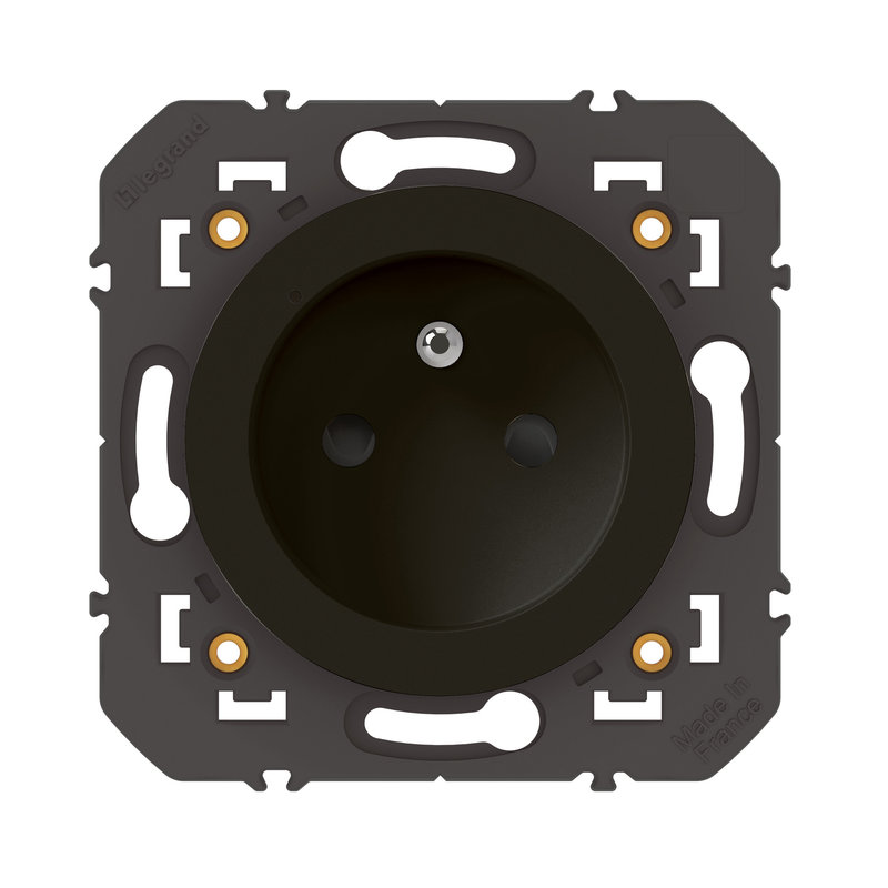 Legrand 600591 - Prise de courant connectée 2P+T bornes automatiques 16A dooxie with Netatmo noir