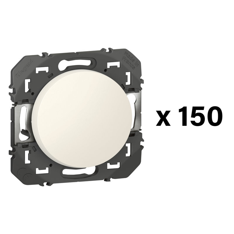 Legrand 600610 - Lot de 150 interrupteurs ou va-et-vient dooxie 10AX 250V~ finition blanc