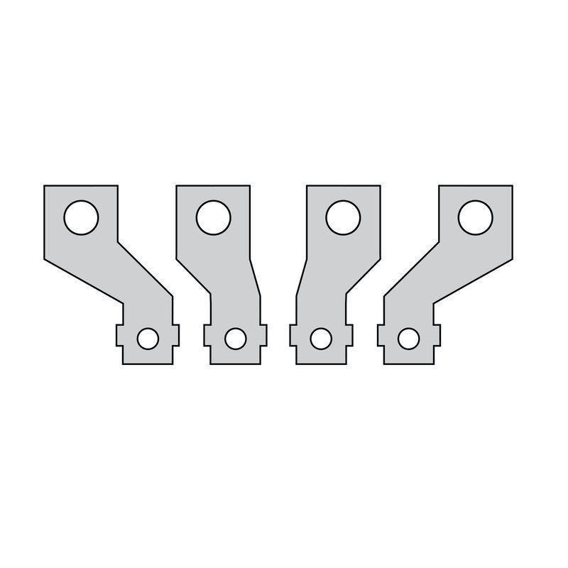 Legrand 625018 - Jeu de 4 épanouisseurs pour DPX³250 HP et DRX 4P