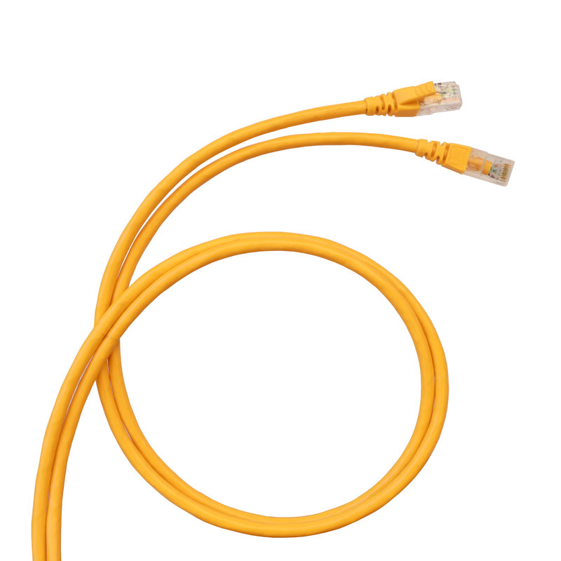 Legrand 632887 - Cordon de brassage Linkeo C RJ45 catégorie 6A F/UTP PVC - 2m jaune