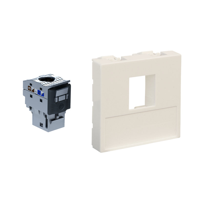 Legrand 632901 - Connecteur RJ45 Linkeo C catégorie 6A STP + adaptateur - lot de 10