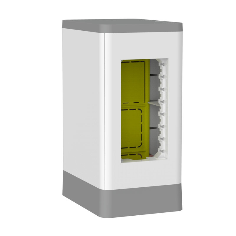 Legrand 653200 - Mini-colonne compacte capacité 4 modules, format 45x45