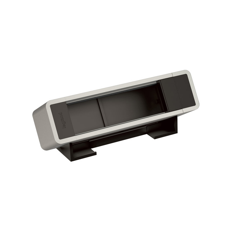 Legrand 655100AB - Bloc Bureau 6 modules à équiper - Alu-Noir