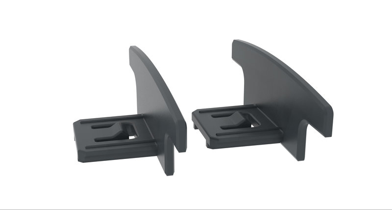 Legrand 980480 - Jeu de 2 ailettes pour rail EMS CX³- accessoire