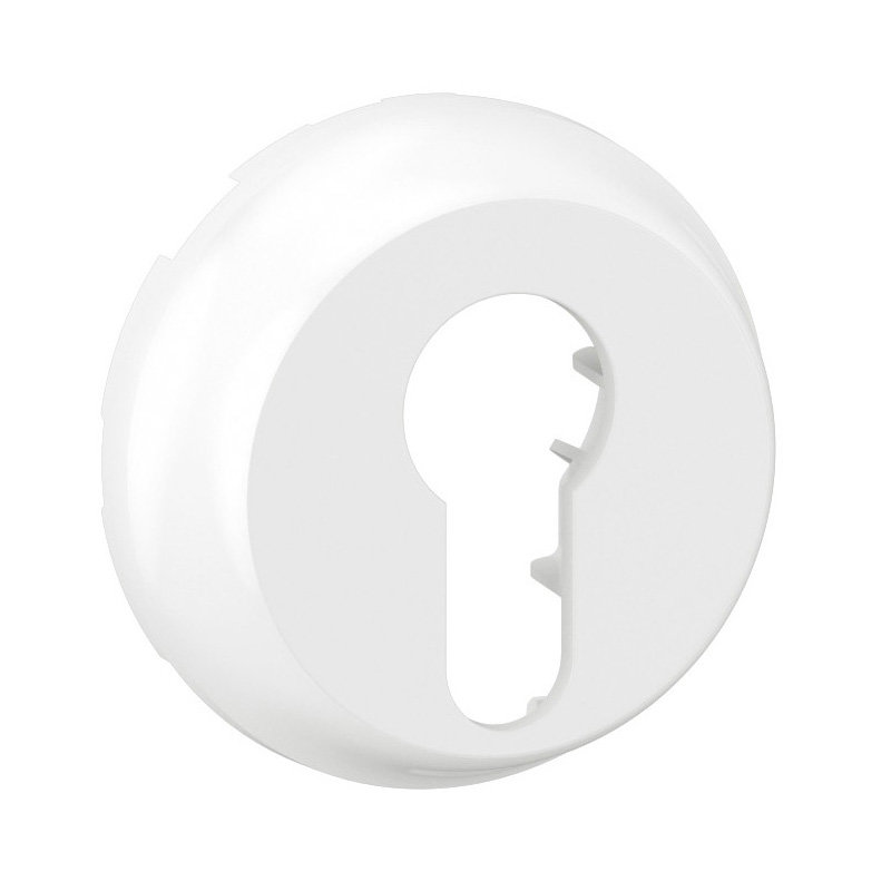 Legrand CB0072 - Enjoliveur poussoir à clé 3 positions Céliane - Blanc