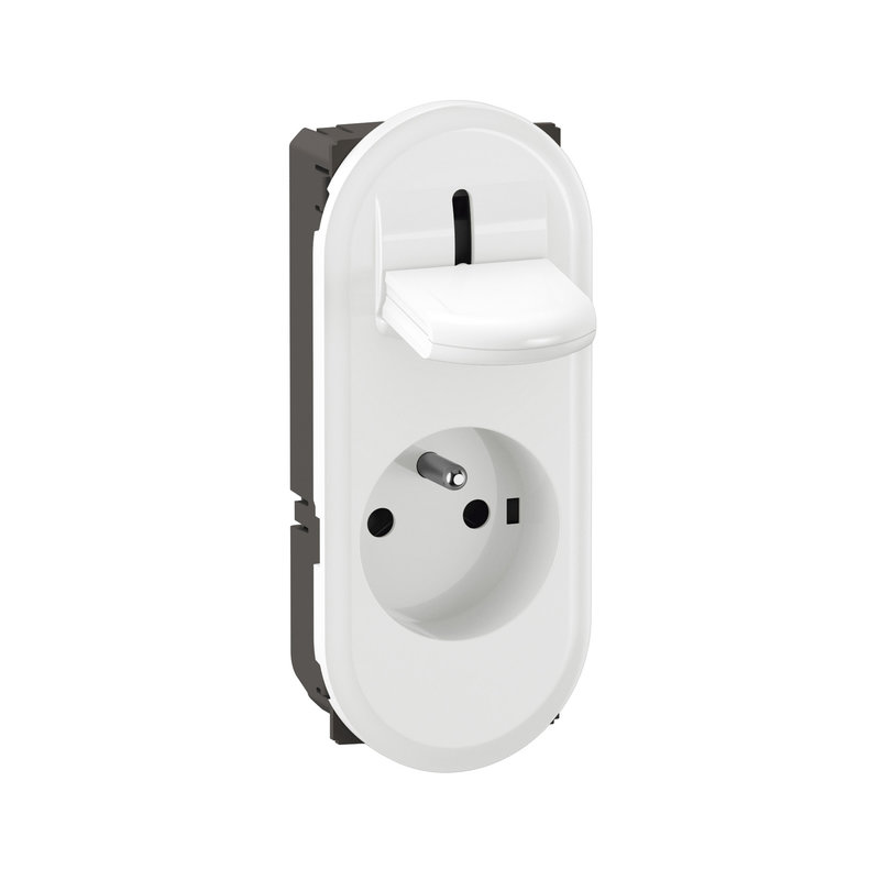 Legrand CB0117 - Prise 2P+T Céliane spéciale accessibilité - Blanc