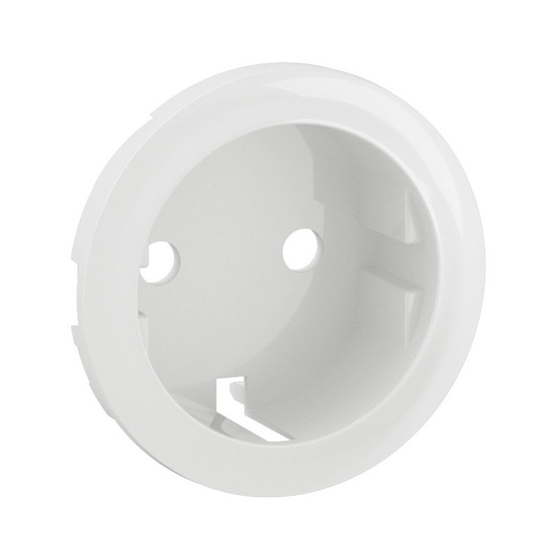 Legrand CB0120 - Enjoliveur prise 2P+T schuko Céliane - Blanc