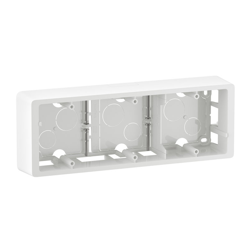 Legrand CB0233 - Cadre saillie Céliane 3 postes - livré avec vis - Blanc