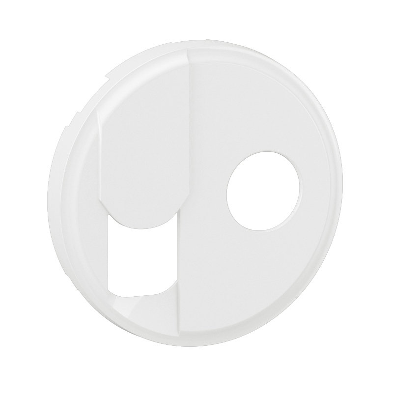 Legrand CB0342 - Enjoliveur prise TV + prise RJ45 Céliane - Blanc
