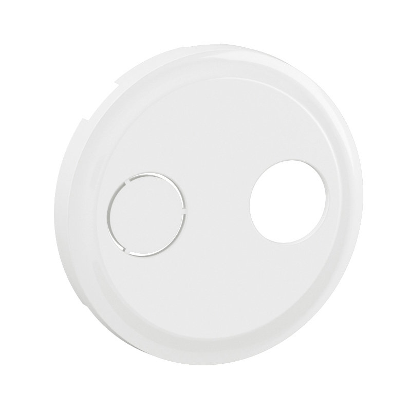 Legrand CB0399 - Enjoliveur prise réseau câblé AFORM - double F à visser Céliane - Blanc