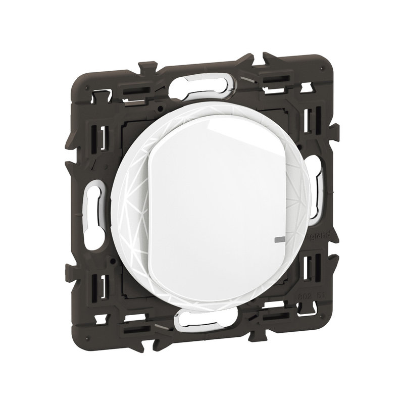 Legrand CB0403 - Interrupteur filaire Céliane with Netatmo sans Neutre, avec variation - Blanc