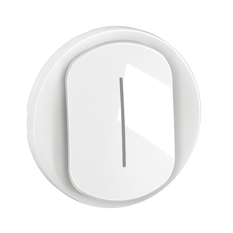 Legrand CB1005 - Enjoliveur permutateur à voyant Céliane - Blanc