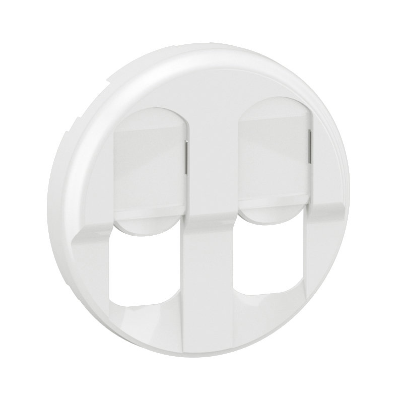 Legrand CB2346 - Enjoliveur prise double RJ45 Céliane - Blanc