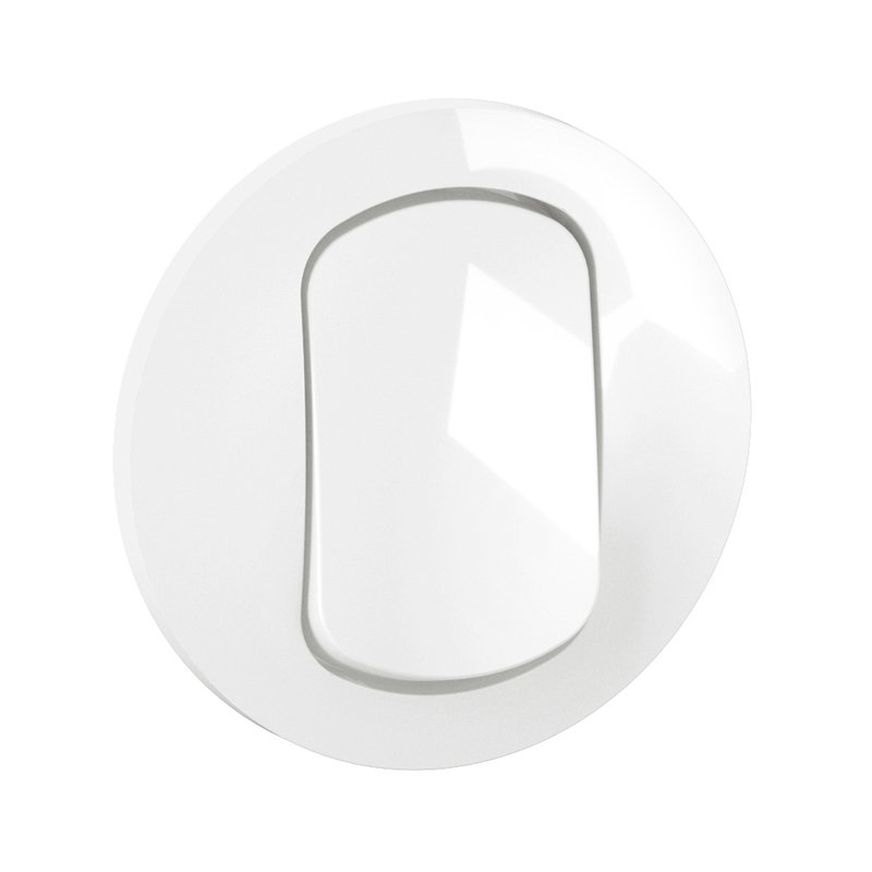 Legrand CB8001 - Enjoliveur interrupteur et ou va-et-vient Céliane - Blanc IP44