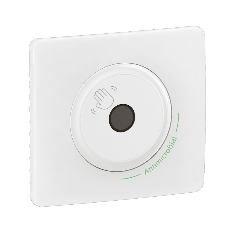 Legrand CB9003 - Commande d'éclairage sans contact Céliane 200W LED - complet Blanc Antimicrobien