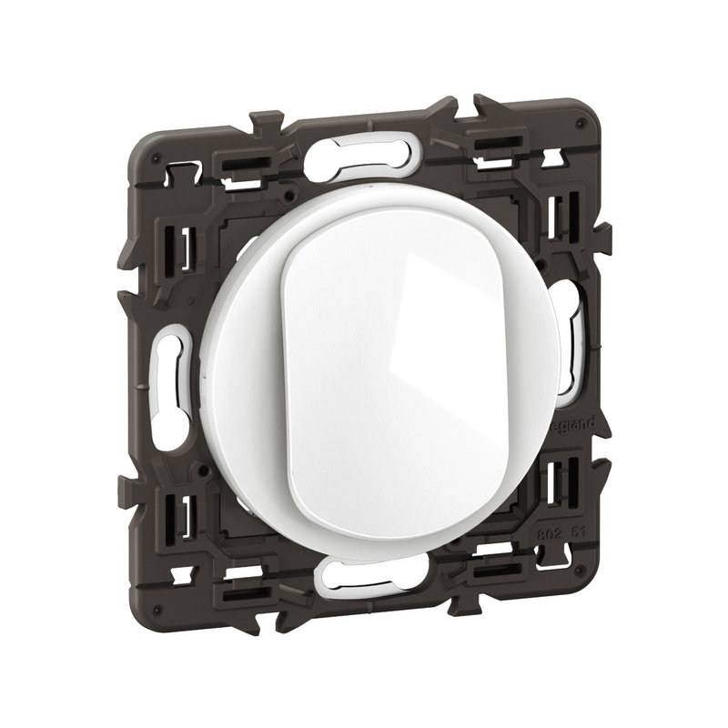 Legrand CC0001 - Interrupteur ou va-et-vient Céliane 10AX 230V~ - prémonté Blanc